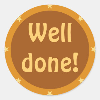 Well done - Teacher Sticker Series