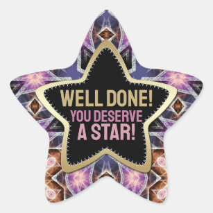 pink grading y2k star star sticker | Zazzle