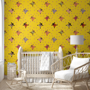 Well Dressed Cats Making Paw Prints in the Sunshin Wallpaper