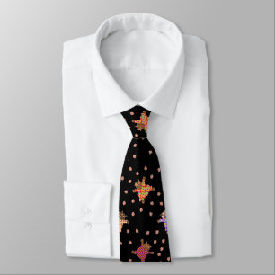 Well Dressed Cats Making Paw Trails Neck Tie