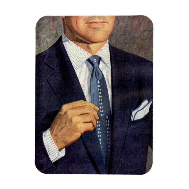 well-dressed mystery man magnet (Vertical)