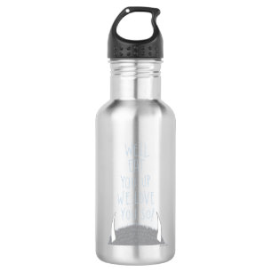We'll Eat You Up We Love You So! - Blue Stainless Steel Water Bottle