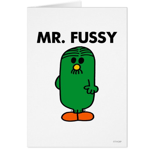 Well-Groomed Mr. Fussy (Front)