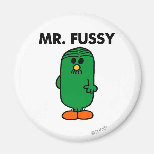 Well-Groomed Mr. Fussy Magnet (Front)