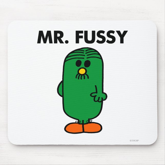 Well-Groomed Mr. Fussy Mouse Pad (Front)
