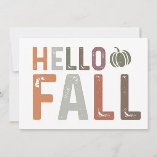 Well Hello Fall Card