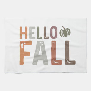 Well Hello Fall Kitchen Towel