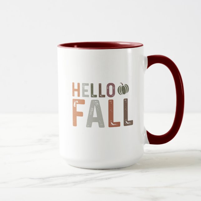 Well Hello Fall Mug (Right)