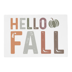 Well Hello Fall Placemat