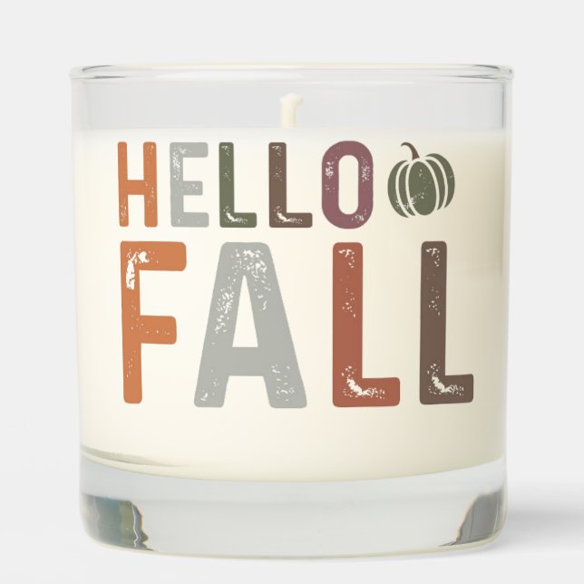 Well Hello Fall Scented Candle (Front)