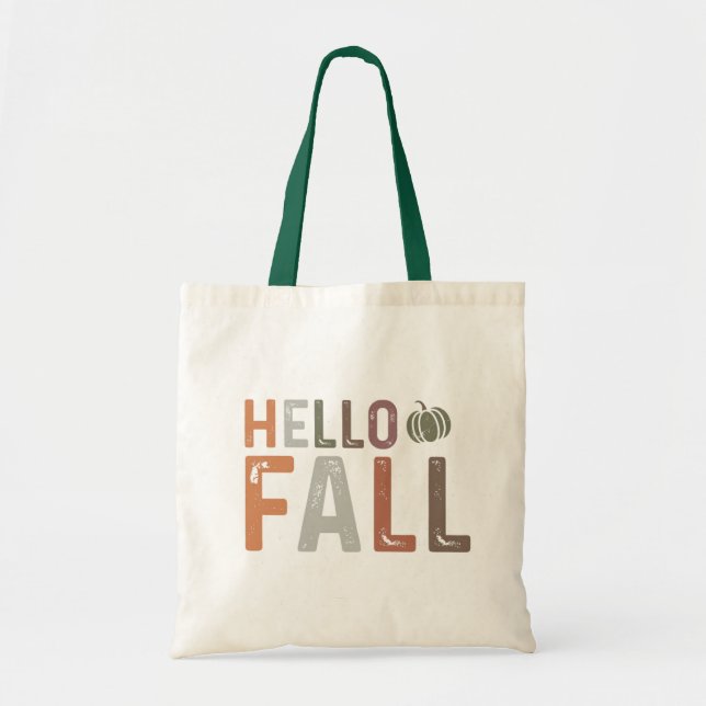 Well Hello Fall Tote Bag (Front)