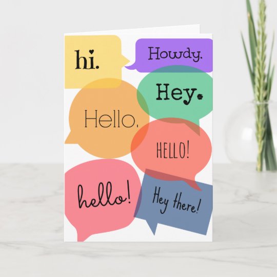 Well Hello There Card | Zazzle.com