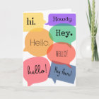 Well Hello There Card | Zazzle