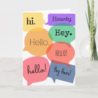 Well Hello There Card
