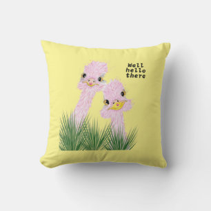 Well hello there throw pillow