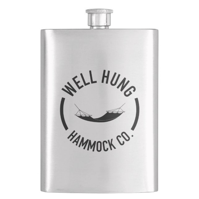 Well Hung Hammock Company Flask (Front)
