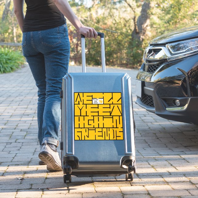 We'll Meet Again, Friends Sticker (Suitcase Insitu)
