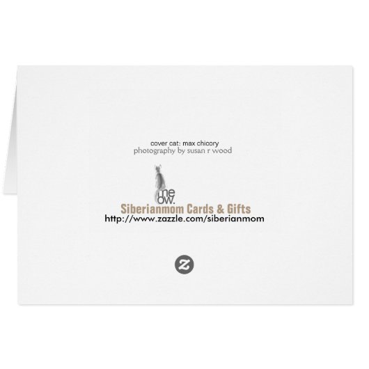 Well, MEOW card (Back Horizontal)