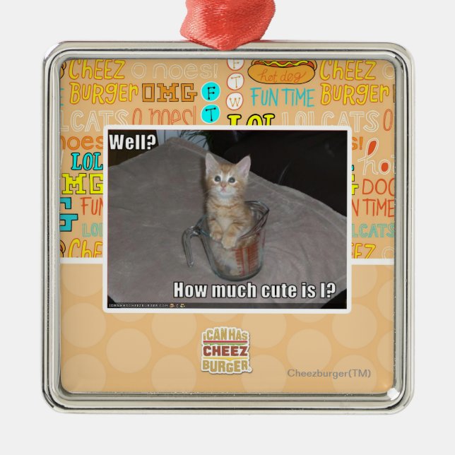 Well? Metal Ornament (Front)