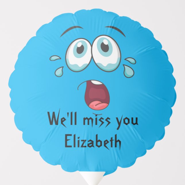 We'll miss you balloon (Front)