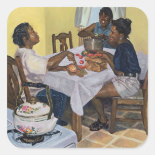 Well Seasoned Banter 1998 Square Sticker