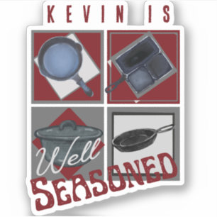 Well Seasoned Cast Iron Sticker