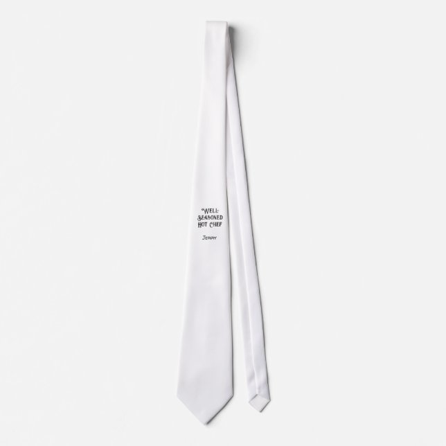 WELL-SEASONED HOT CHEF NECK TIE (Front)