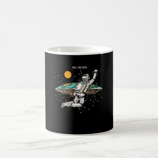 Well That Sucks Flat Earth Coffee Mug (Center)