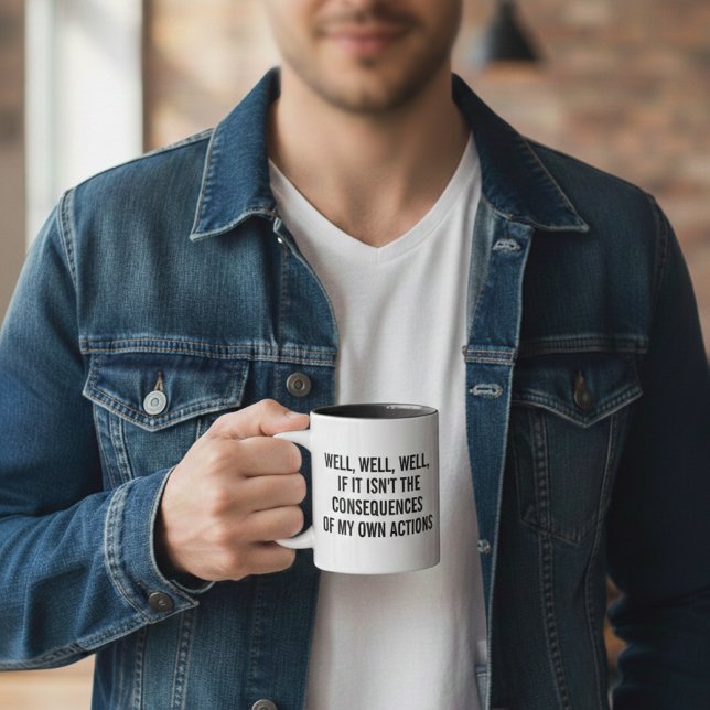 Well, well, well, if it isn't the consequences of  coffee mug (Creator Uploaded)