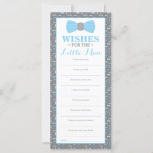 Well Wishes Card, Baby Shower, Little Man