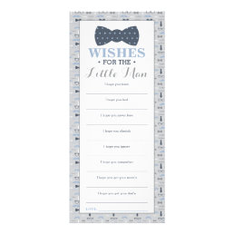 Well Wishes Card, Baby Shower, Little Man, 25 Pack Rack Card