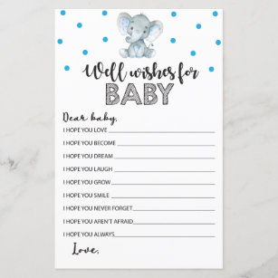 baby shower invitation wishing well clipart