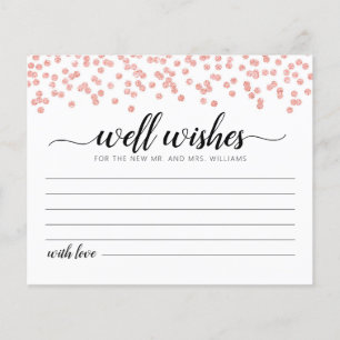 Well Wishes for the Bride and Groom Card