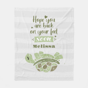 Well Wishes Personalized Sympathy Fleece Blanket