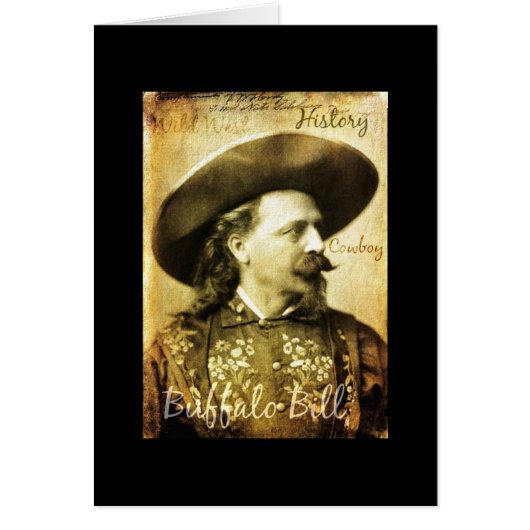 Well Worn Buffalo Bill Cowboy Cards (Front)