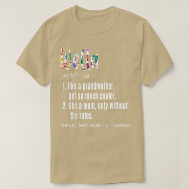 Wella Definition Mother's Day & Birthday gift Gran T-Shirt (Design Front)