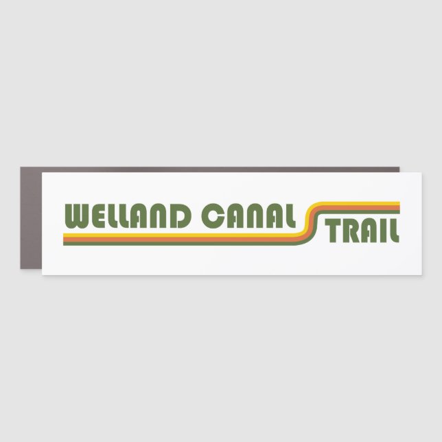 Welland Canal Trail Ontario Canada Car Magnet (Front)