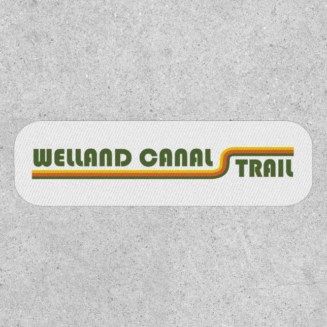 Welland Canal Trail Ontario Canada Patch (Front)