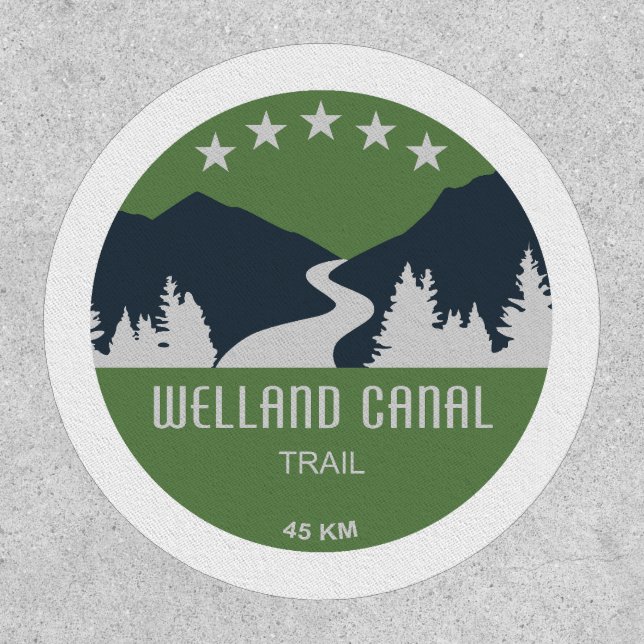 Welland Canal Trail Ontario Canada Patch (Front)