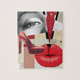 Wellcoda Merilyn Beauty Art Monroe Lip Jigsaw Puzzle