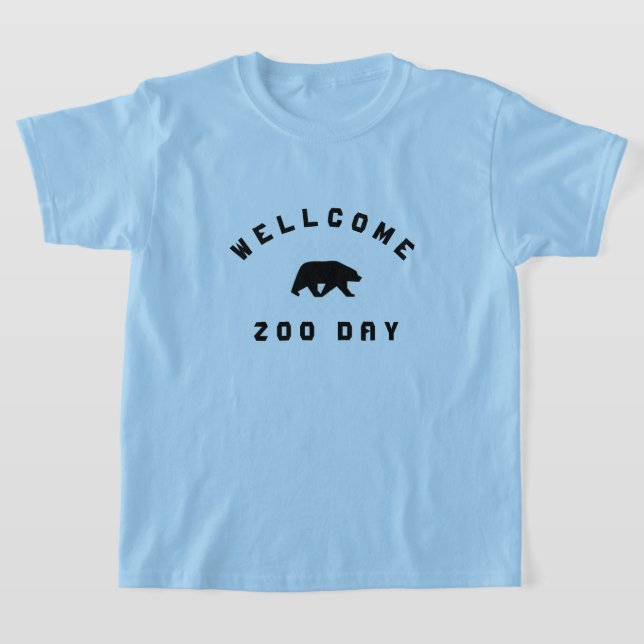 WELLCOME ZOO DAY T-Shirt (Laydown)