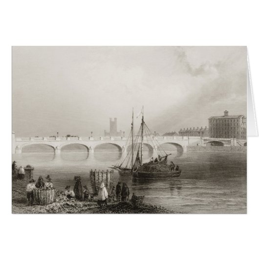 Wellesley Bridge, Limerick, Ireland Cards (Front Horizontal)