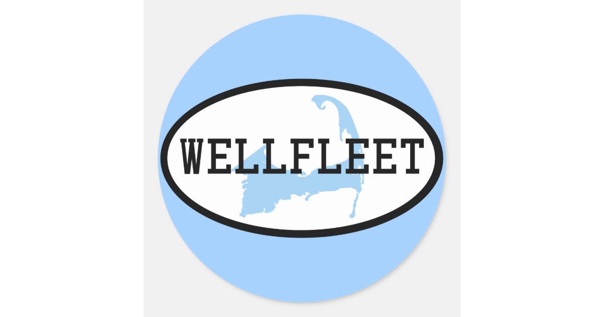 Wellfleet Sticker Zazzle