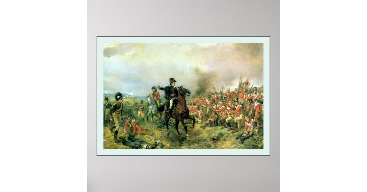 Wellington at Waterloo Poster | Zazzle