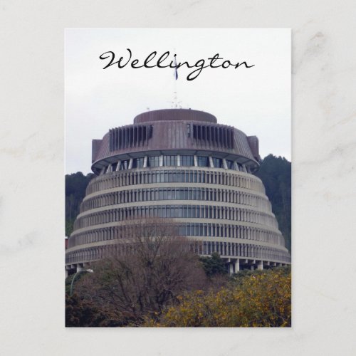 wellington bee hive postcard