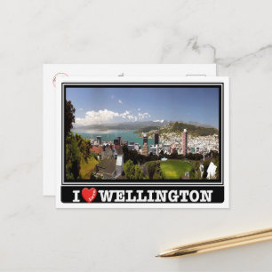 Wellington - I Love - New Zealand - Postcard
