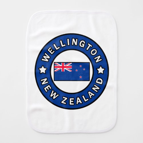 Wellington New Zealand Baby Burp Cloth