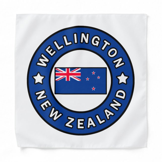 Wellington New Zealand Bandana (Front)