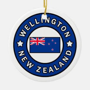 Wellington New Zealand Ceramic Ornament