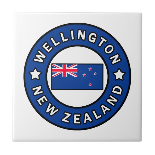 Wellington New Zealand Ceramic Tile (Front)